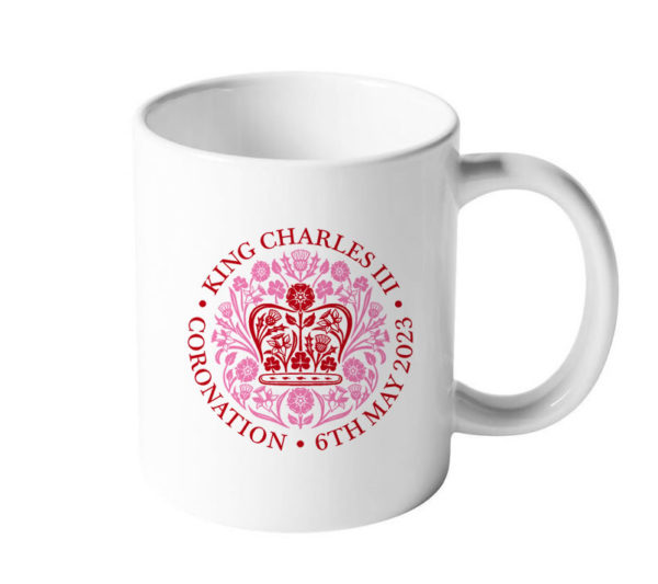 Coronation Emblem Pink Mug