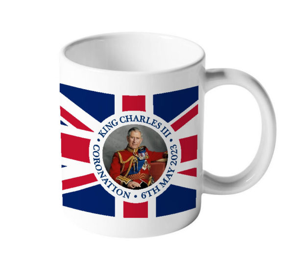 Coronation King Charles Union Flag Mug